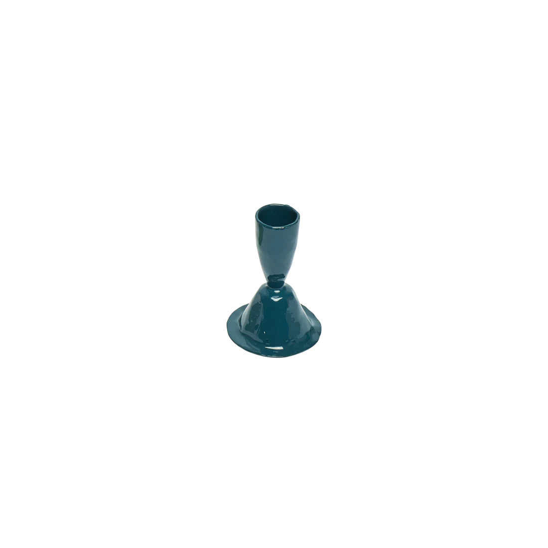 CANDLE HOLDER BLUE - SML - Image 3