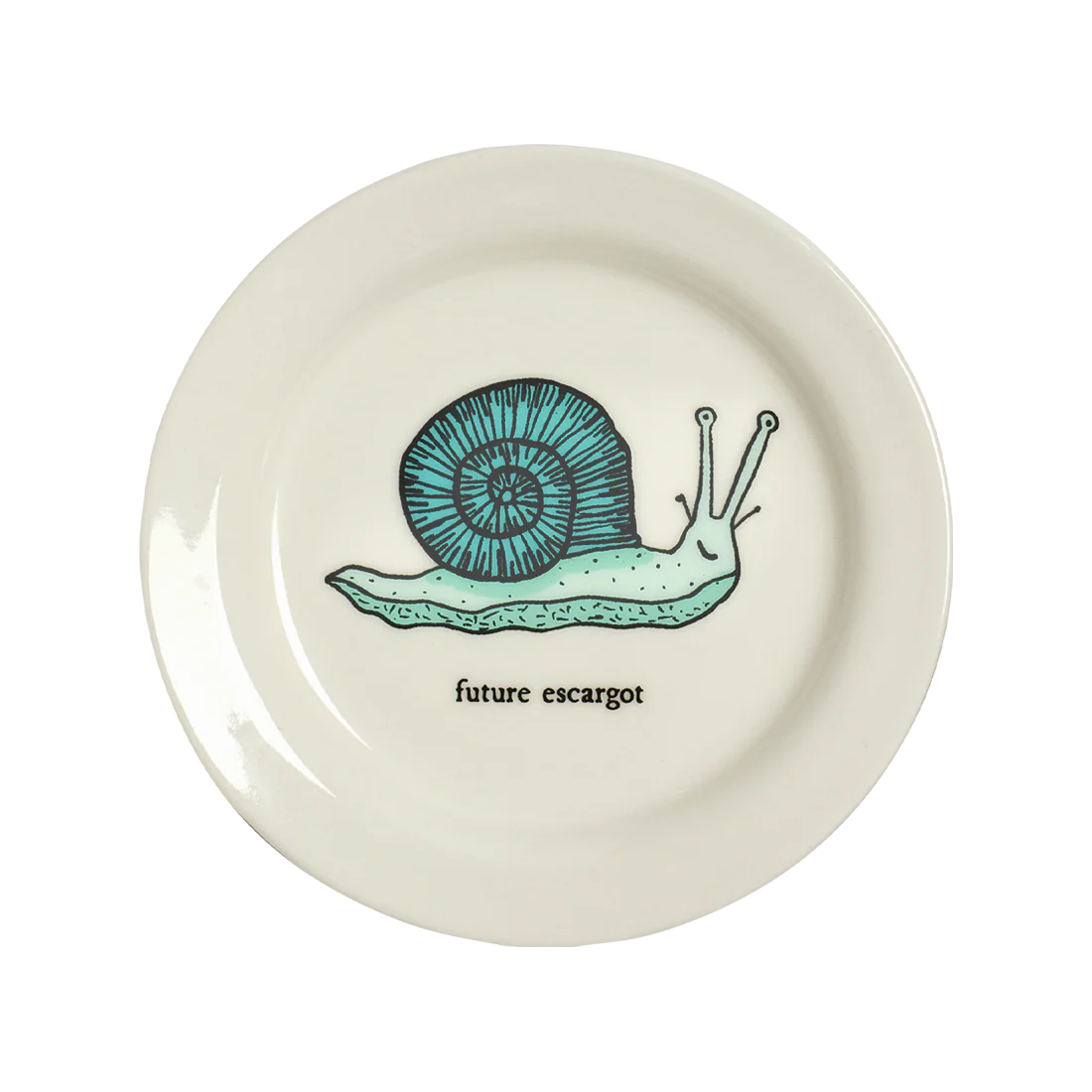 ESCARGOT PLATE (4.25")