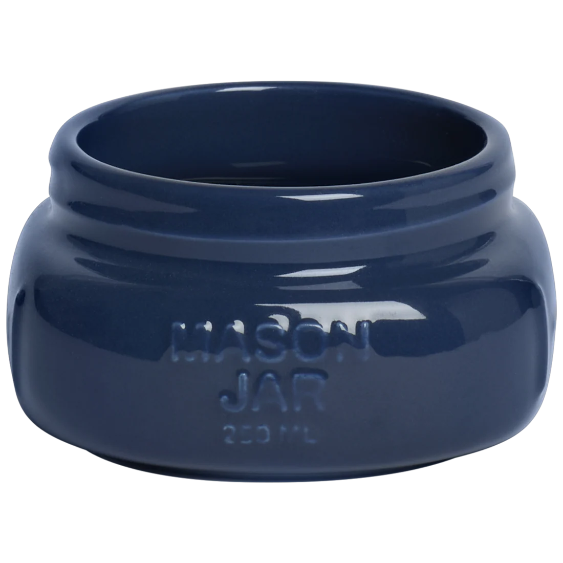 FARMERS MARKET - SHORT/WIDE MASON JAR - INDIGO (8OZ) - Image 3