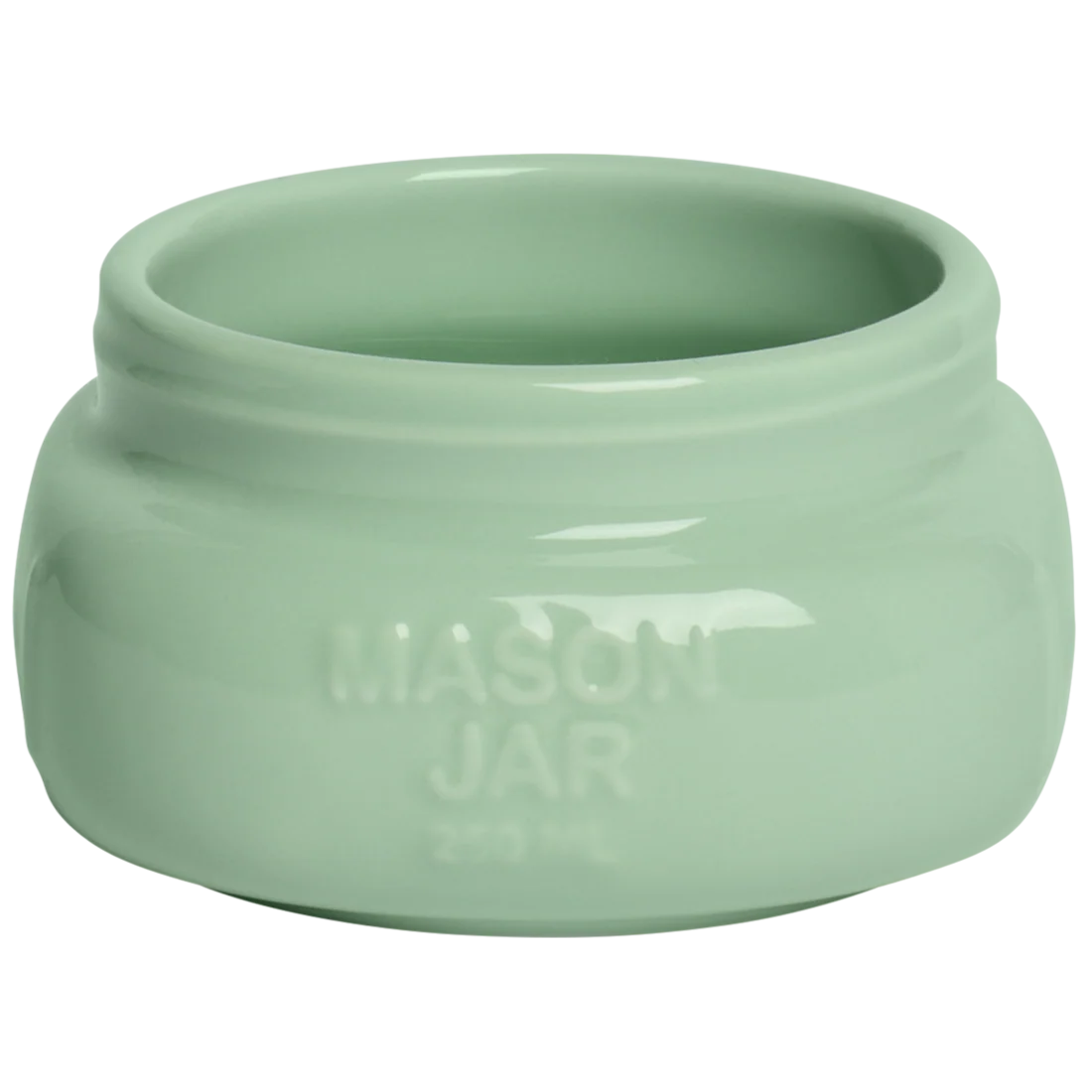 FARMERS MARKET - SHORT/WIDE MASON JAR - MINT (8OZ) - Image 3