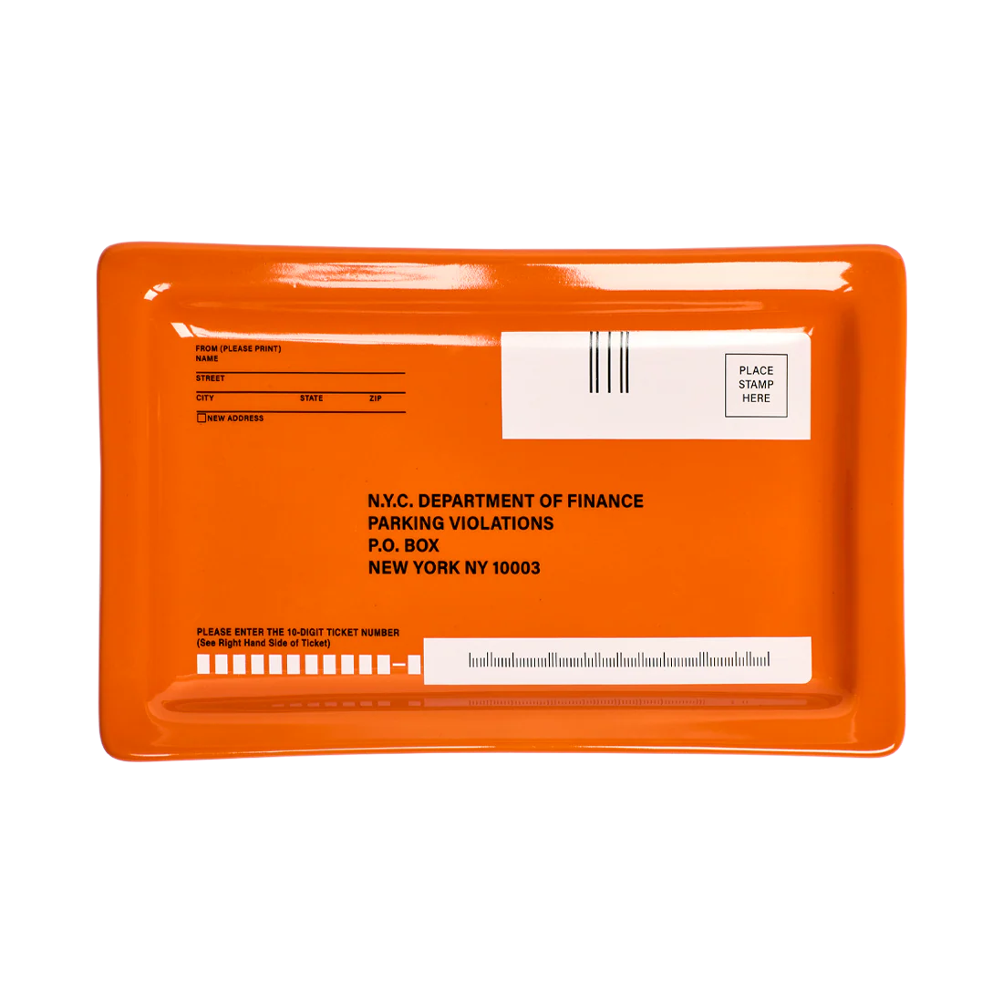 FUNNY LITTLE TRAYS - PARKING TICKET (5.6"x8.8")