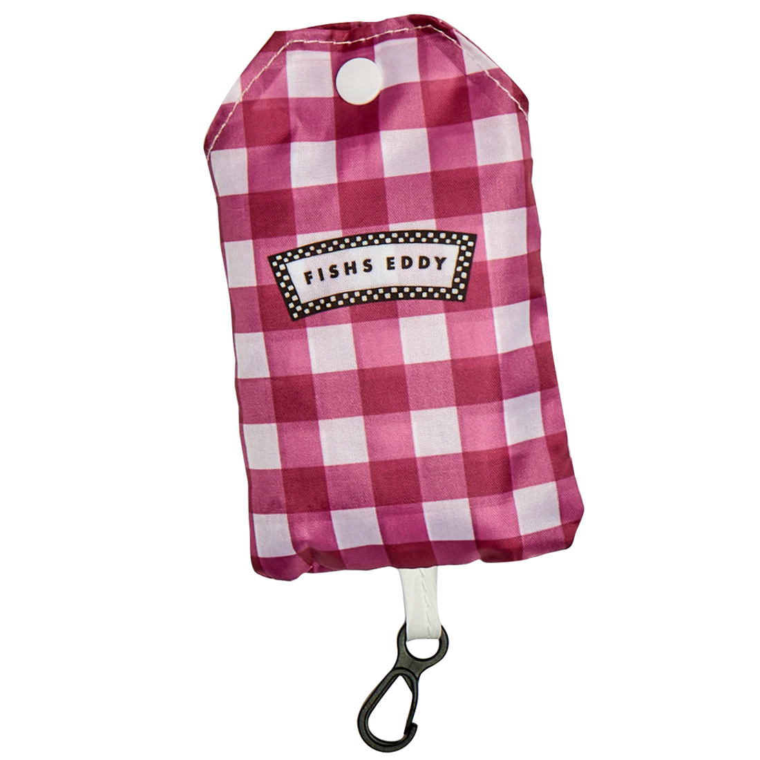 GINGHAM SHOPPER/POUCH - RED