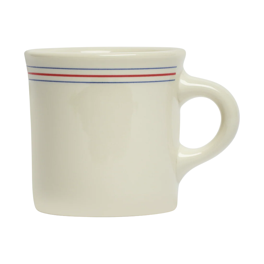 HL RED/BLUEBAND - DINER MUG (8.75OZ)