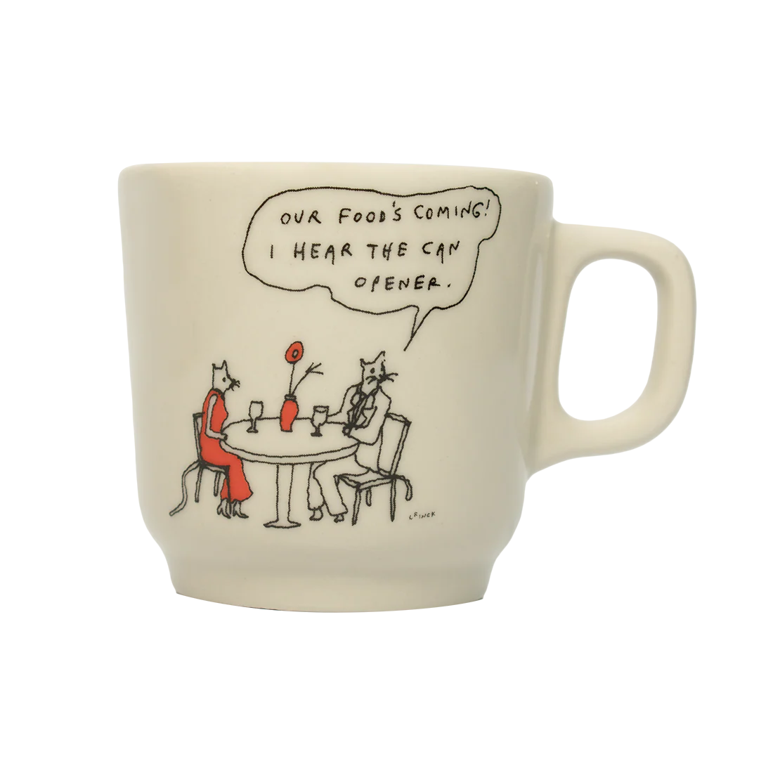LIANA FINCK - CAN OPENER MUG (10OZ)
