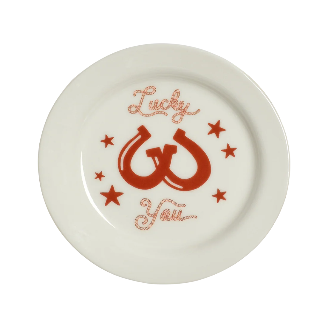 LUCKY YOU PLATE (4.25")