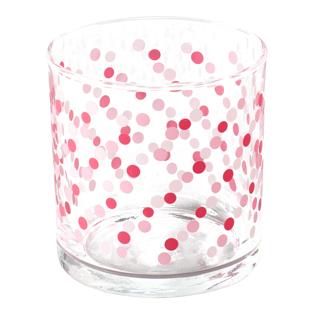 NOVELTY GLASSWARE - PARTY GLASSES - PINK PARTY DOTS (11.5OZ) - Image 3