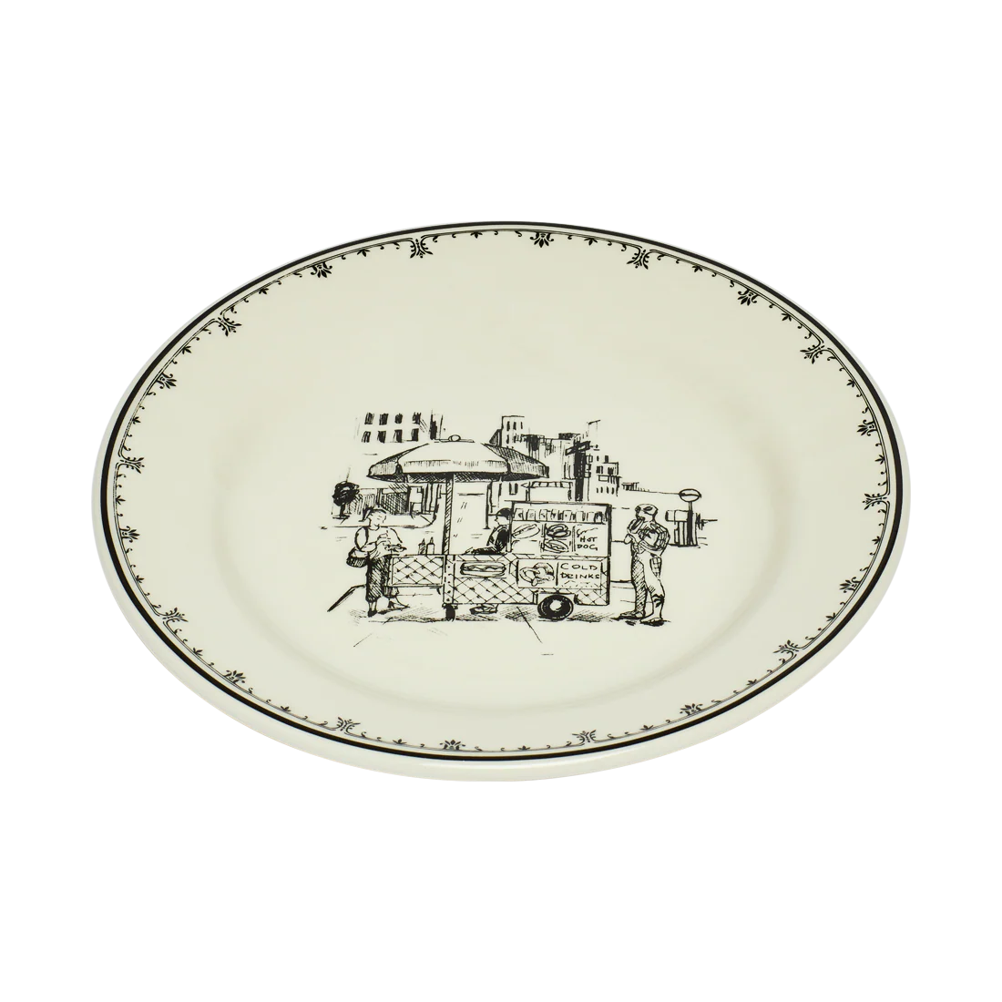 NYC TOILE - CART PLATE (8.25") - Image 2