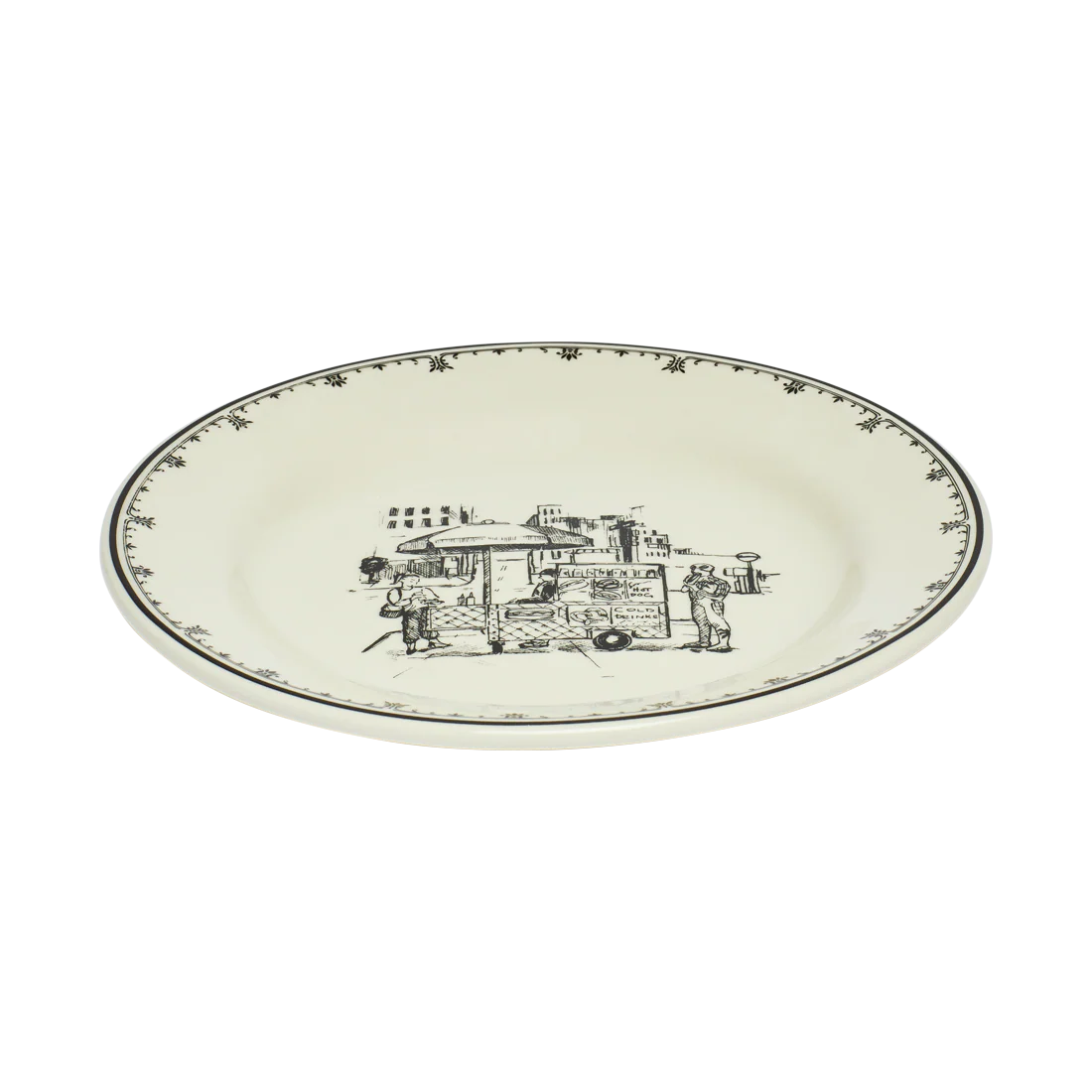 NYC TOILE - CART PLATE (8.25") - Image 3