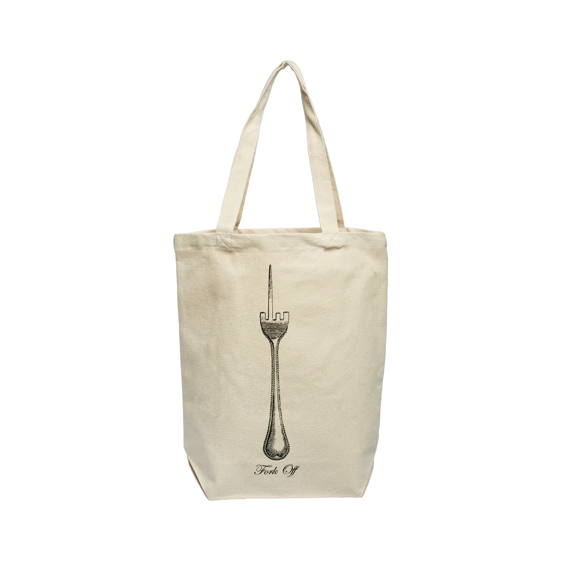 PLEASANTRIES - MEDIUM FORK OFF TOTE (14"x16")