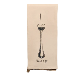 PLEASANTRIES - FORK OFF TEA TOWEL