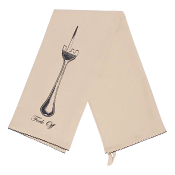 PLEASANTRIES - FORK OFF TEA TOWEL - Image 3