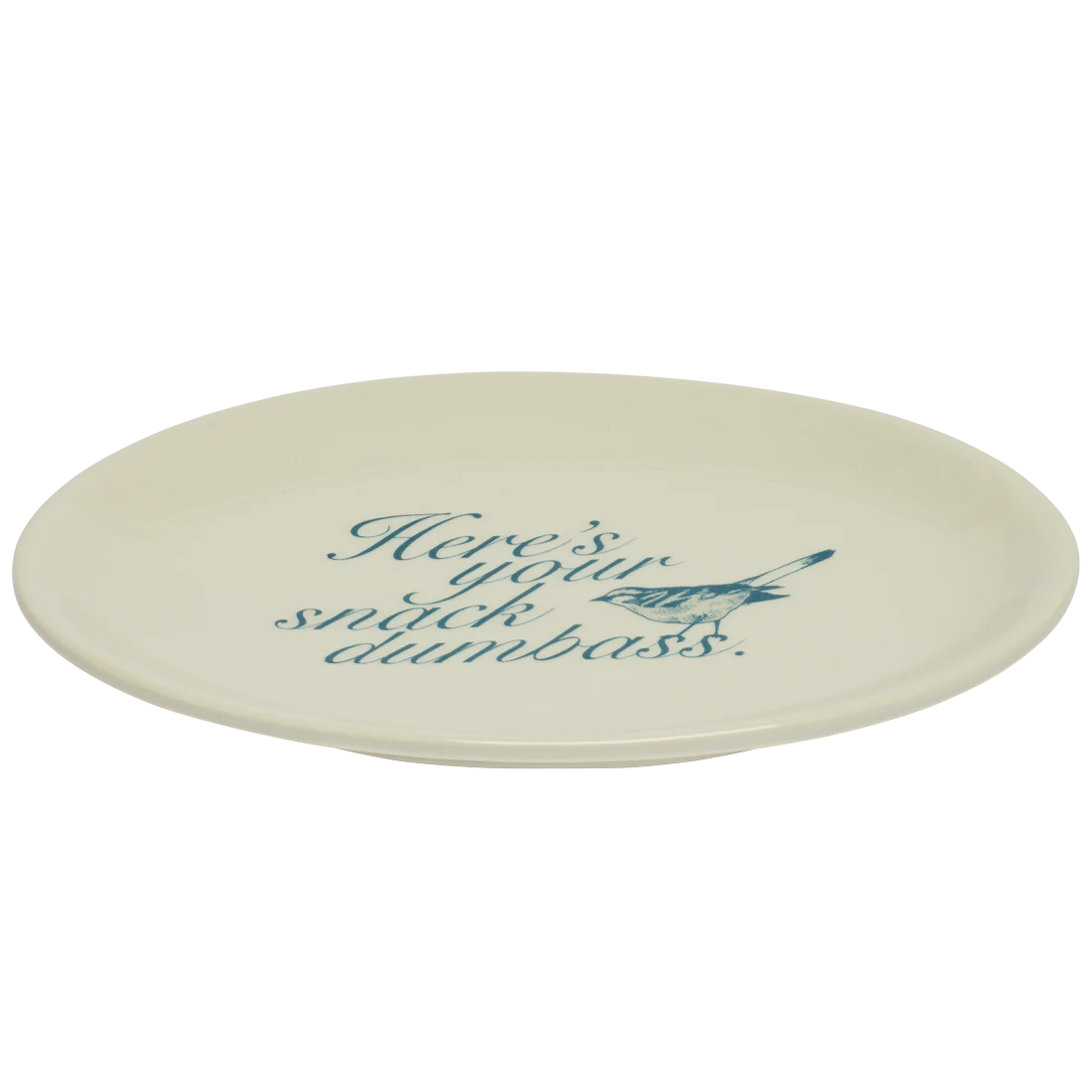 PLEASANTRIES - HERE'S YOUR SNACK DUMBASS TRAY (8") - Image 2