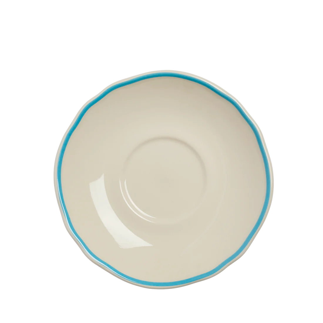 SKYBLUE SCALLOP - SAUCER (5.62")